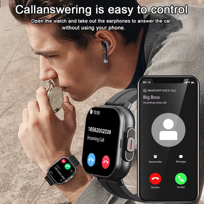 FusionBeat™ 2-in-1 Smartwatch & TWS Earbuds – Wear the Future on Your Wrist